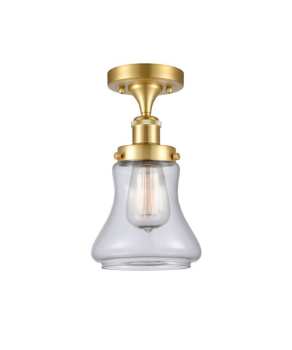 Bellmont - 1 Light - 6 inch - Satin Gold - Flush Mount (916-1C-SG-G192)