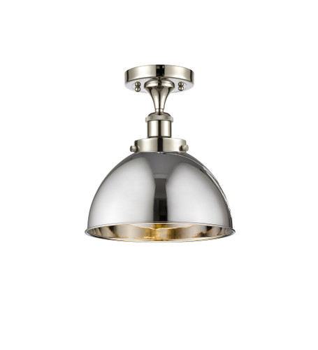 Derby - 1 Light - 10 inch - Polished Nickel - Semi-Flush Mount (916-1C-PN-MFD-10-PN)