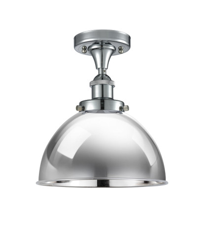 Derby - 1 Light - 10 inch - Polished Chrome - Semi-Flush Mount (916-1C-PC-MFD-10-PC-LED)