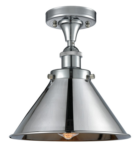 Briarcliff - 1 Light - 10 inch - Polished Chrome - Semi-Flush Mount (916-1C-PC-M10-PC)