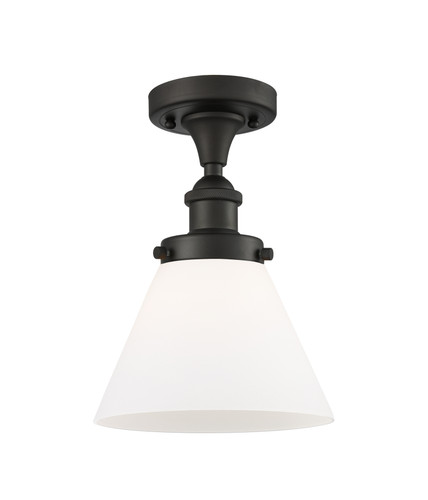 Cone - 1 Light - 8 inch - Oil Rubbed Bronze - Semi-Flush Mount (916-1C-OB-G41)