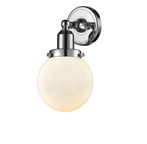 Beacon - 1 Light - 6 inch - Polished Chrome - Sconce (900H-1W-PC-G201-6-LED)