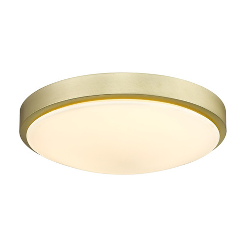Gabi 13" Flush Mount in Brushed Champagne Bronze with Opal Glass (9128-FM13 BCB-OP)