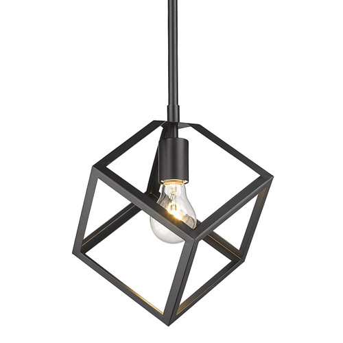 Cassio 1 Light Mini Pendant In Matte Black (2086-M1L BLK)