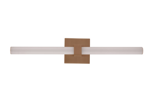 Linear 1 Light LED Vanity in Satin Brass (20324SB-LED)
