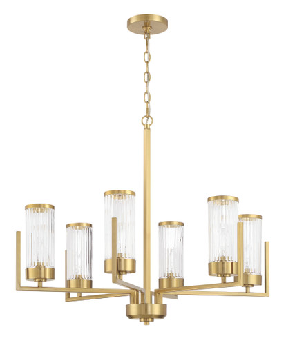 Requires 6 Candelabra Base 60 Watt Bulbs (Not Included) (60126-SB)