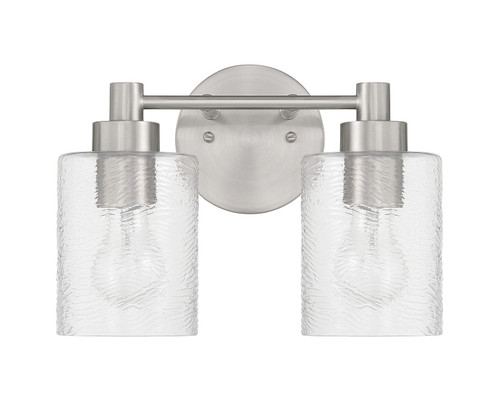 Lyndsey 2 Light Vanity in Brushed Polished Nickel (60202-BNK)