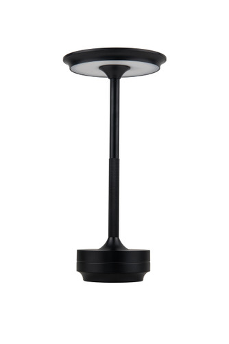 Rikki 1 Light LED Rechargeable Lamp in Flat Black (86294FB-TR)