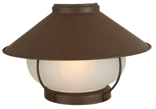 Wire Cage Frost Glass w/1x9w LED- RI (OLK13-RI-LED)