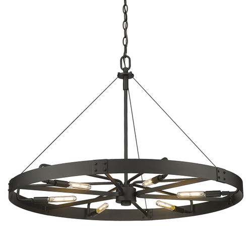 Vaughn 6 Light Pendant In Natural Black (3866-L NB-NB)