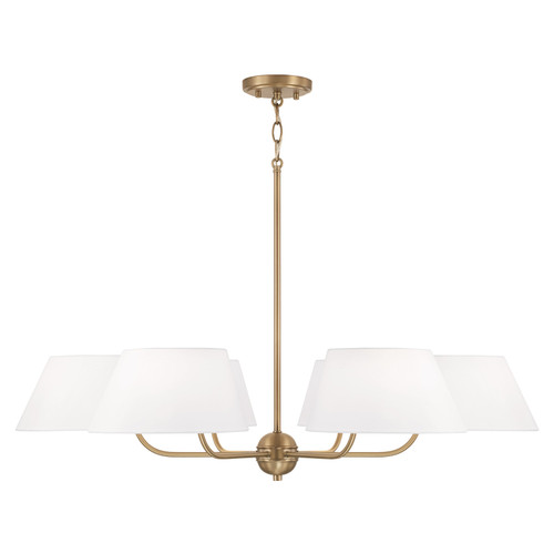 Capital Lighting Welsley 6-Light Chandelier (450461AD)