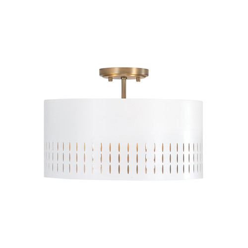 Capital Lighting Dash 3-Light Semi-Flush (250231AW)