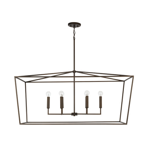 Capital Lighting Thea 6-Light-Linear Chandelier (837661OR)