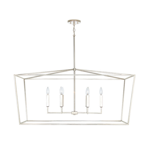 Capital Lighting Thea 6-Light-Linear Chandelier (837661PN)