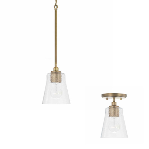 Capital Lighting Baker 1-Light Pendant (346911AD-533)
