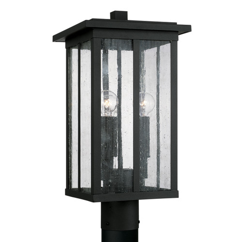Capital Lighting Barrett 3-Light Outdoor Post-Lantern (943835BK)
