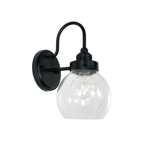 Brecken 6" W x 11" H x 8.5" E Sconce in Matte Black (AA1014MB)