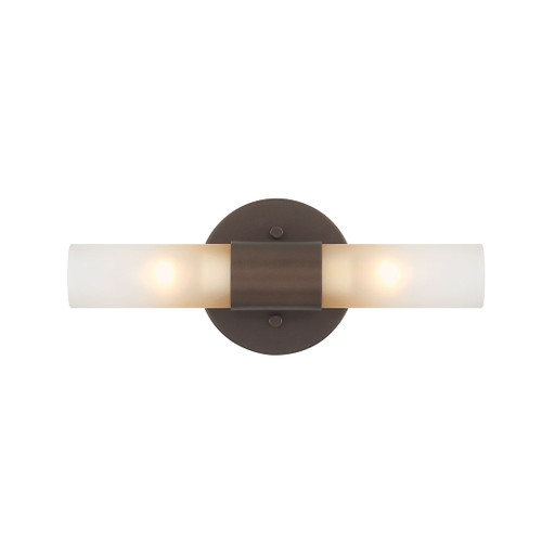 Lyssna Cirkel 2 Light Wall Sconce in Oil Rubbed Bronze with Etched Bronze Ombre (5803-2W ORB-EBO)