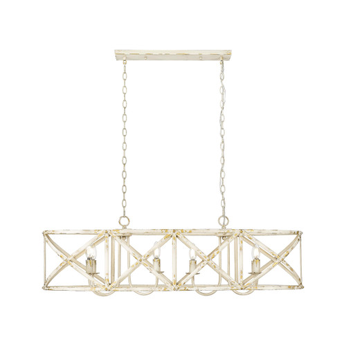 Alcott Linear Pendant in Antique Ivory with No Shade (0890-LP AI)