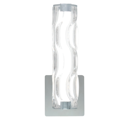 Vaxcel Marseille 13 in. H LED Wall Light Chrome (W0357)