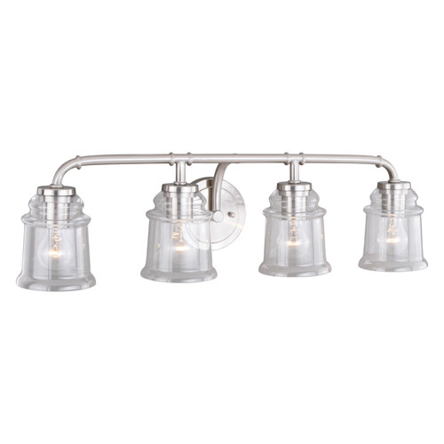 Toledo 4L Vanity Satin Nickel (W0242)