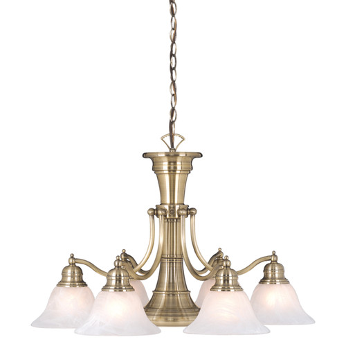 Vaxcel Standford 7L Chandelier Antique Brass (CH30307A)