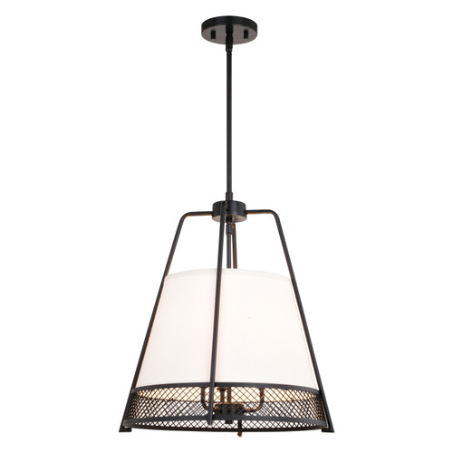 Benton 16.75-in. 3 Light Pendant Matte Black (P0358)
