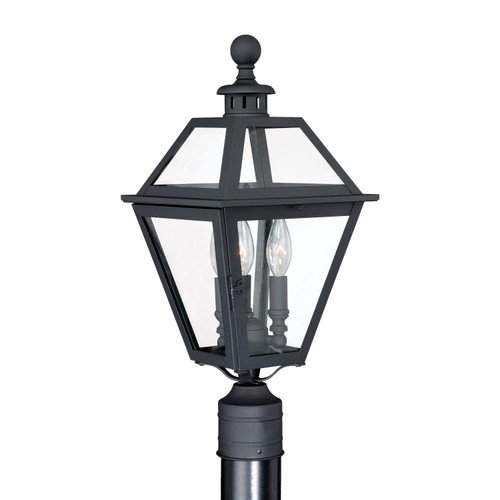 Nottingham 9-in Outdoor Post Light Textured Black (T0082)