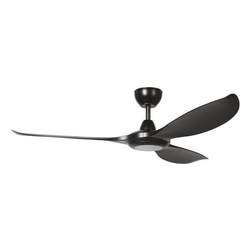 Mission Bay 60" 3 Blade DC Fan w/LED Light, 6 inch Rod, 12 Inch Rod Smart Control , White, White Accents, White Blades (235501-6002A)