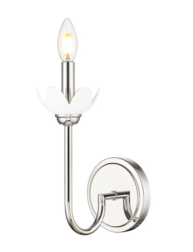 Z-Lite Allistair 1 Light Wall Sconce in Polished Nickel (352-1S-PN)