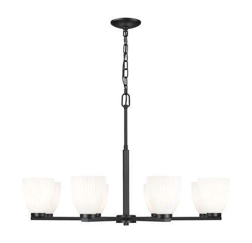 Naya 8 Light Chandelier in Matte Black (7518-8MB)