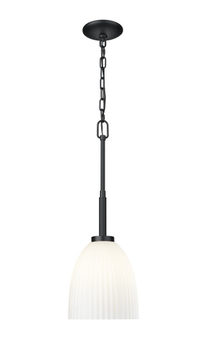 Naya 1 Light Pendant in Matte Black (7518P8-MB)