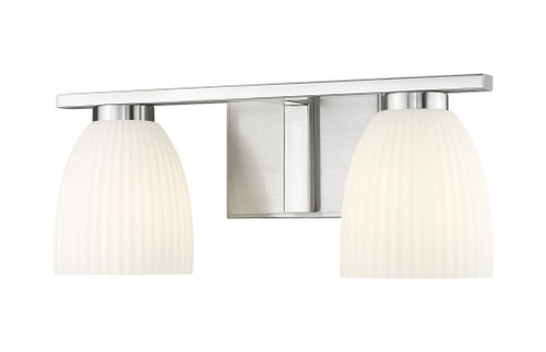 Z-Lite Naya 2 Light Vanity in Brushed Nickel (7518-2V-BN)
