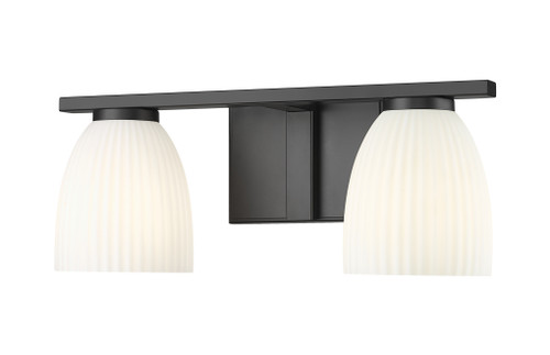 Naya 2 Light Vanity in Matte Black (7518-2V-MB)