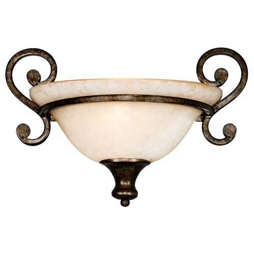 Heartwood 1 Light Wall Sconce in Burnt Sienna (8063-WSC BUS)