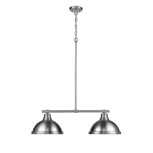 2 Light Linear Pendant in Pewter (3602-2LP PW-PW)