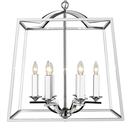 Athena 6 Light Pendant in Chrome (3074-6P CH)