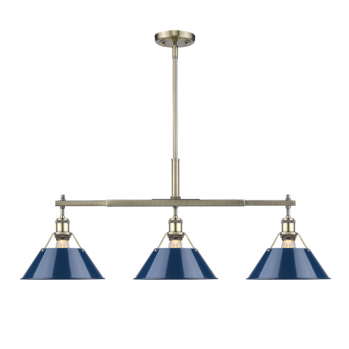 Linear Pendant (3306-LP AB-NVY)