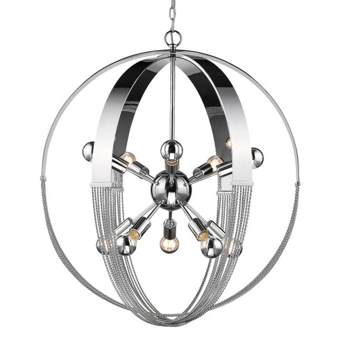 10 Light Pendant (7001-10P CH)