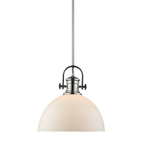 Hines 1 Light Pendant in Chrome (3118-L CH-OP)