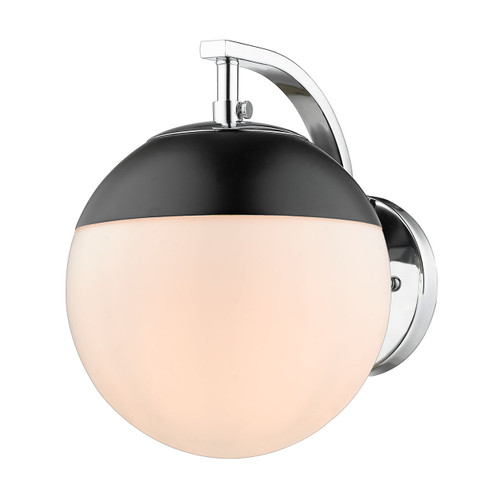 1 Light Wall Sconce (3218-1W CH-BLK)