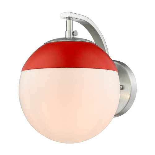 1 Light Wall Sconce (3218-1W PW-RED)