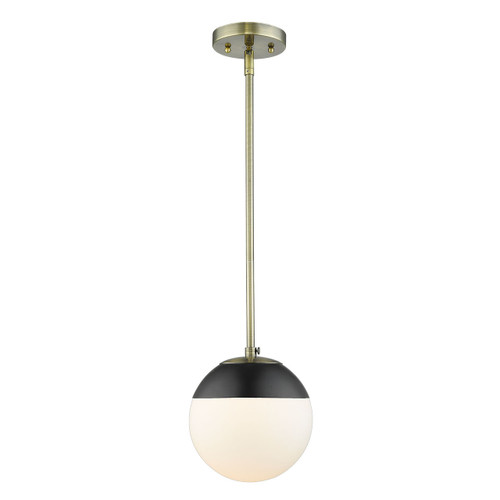 Small Pendant with Rod (3218-S AB-BLK)