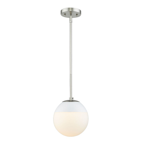 Small Pendant with Rod (3218-S PW-WHT)