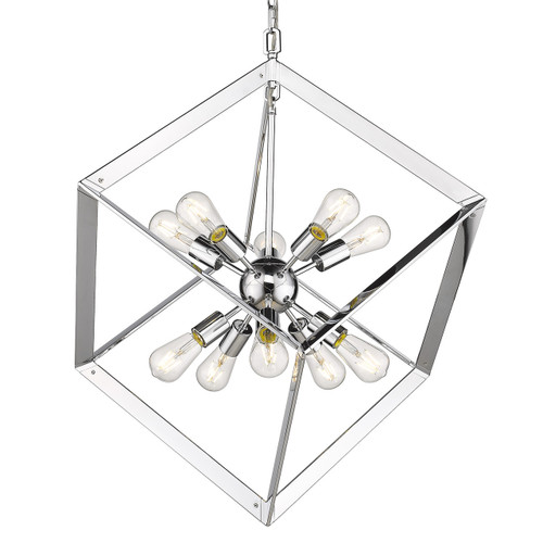 Architect 10 Light Pendant in Chrome (2083-10P CH)