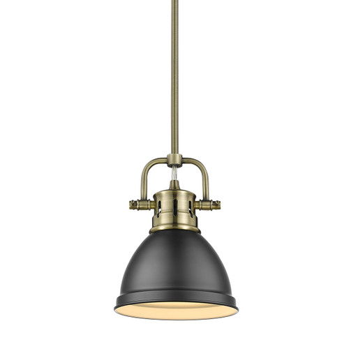 Mini Pendant with Rod (3604-M1L AB-BLK)