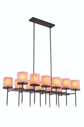 Bradford 12 Light Bronze Chandelier (1504G47BZ)