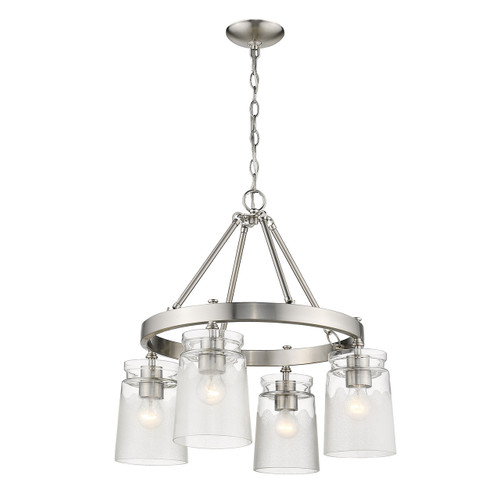 4 Light Chandelier (1405-4 PW-CAG)