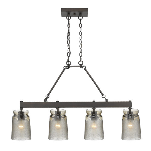 Travers Linear Pendant in Rubbed Bronze (1405-LP RBZ-AG)