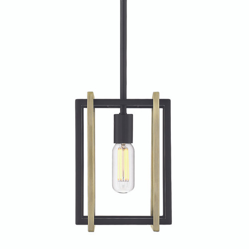 Mini Pendant (6070-M1L BLK-AB)